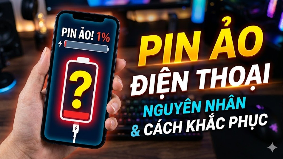 Điện thoại bị pin ảo: Nguyên nhân và cách khắc phục