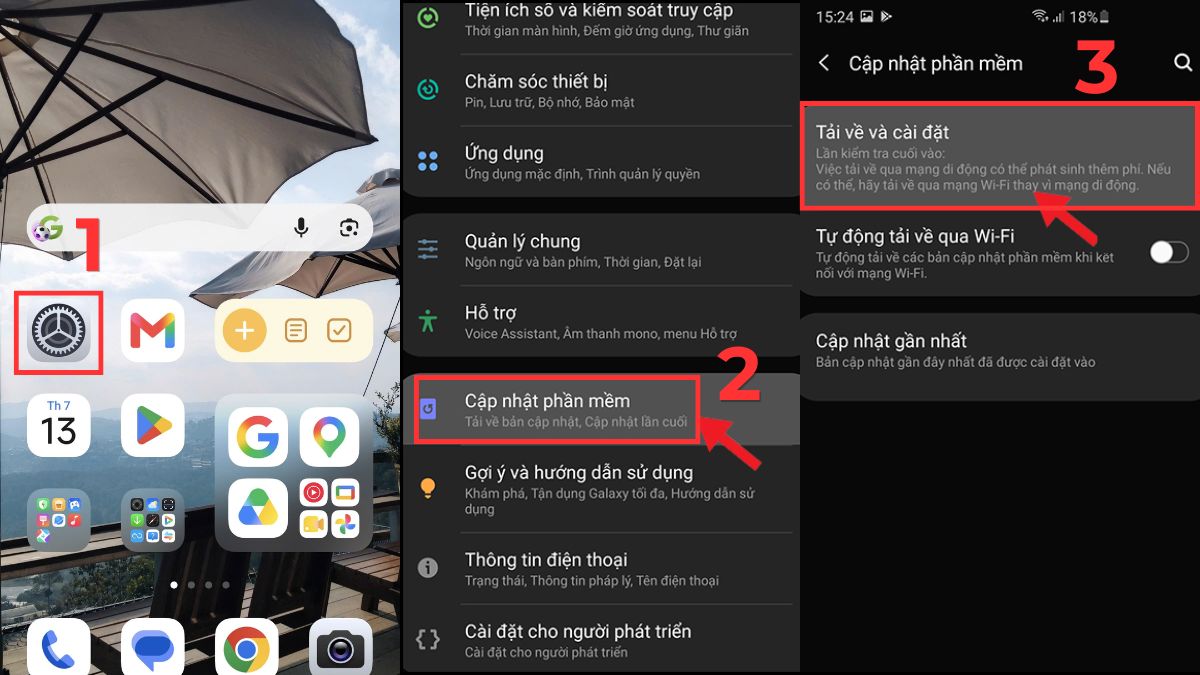 Cập nhật hệ điều hành và ứng dụng khi điện thoại bị quảng cáo liên tục