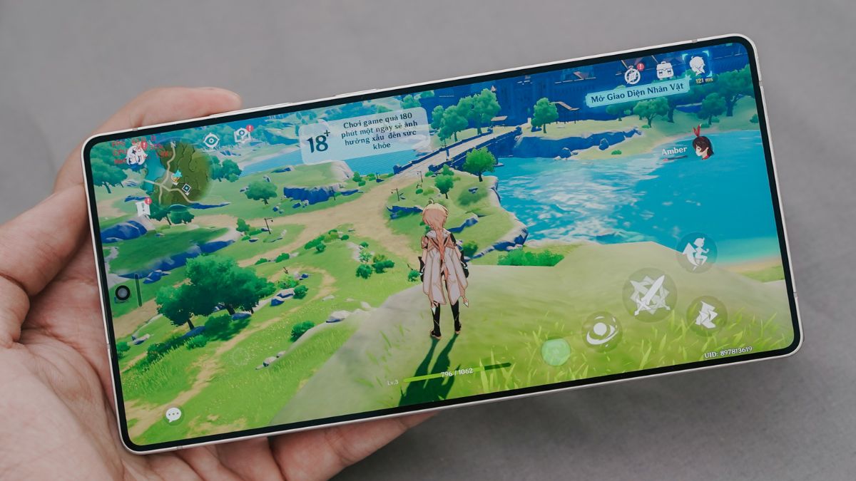 Samsung Galaxy S25 Ultra chơi Genshin Impact Max Setting