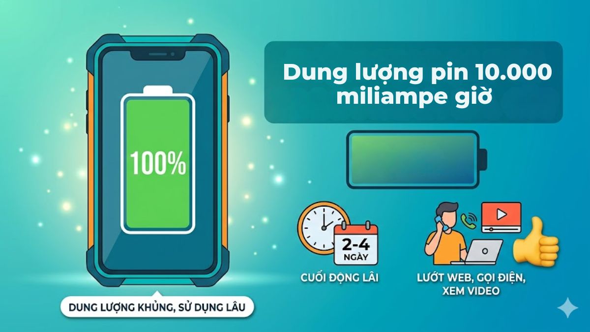Tìm hiểu điện thoại pin 10000mAh