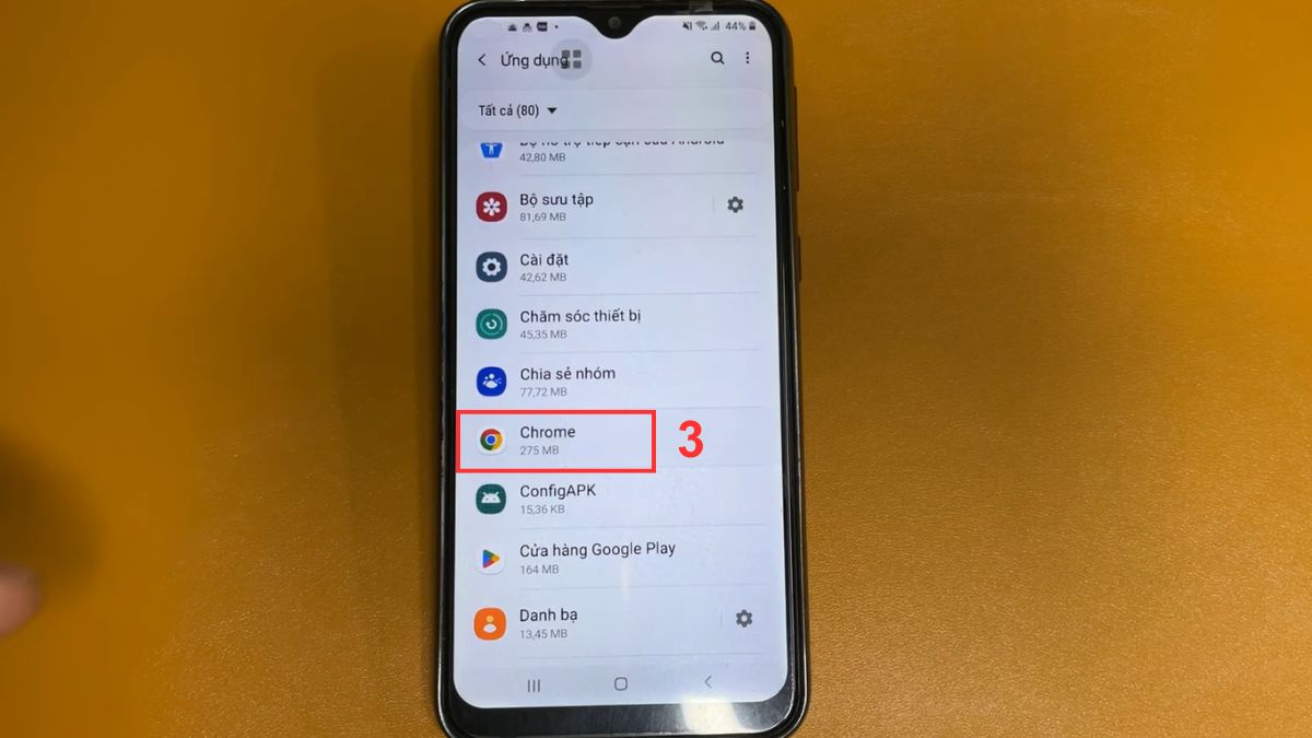 Tắt các ứng dụng chạy ngầm khi điện thoại Samsung bị đơ hay treo màn hình - bước 2
