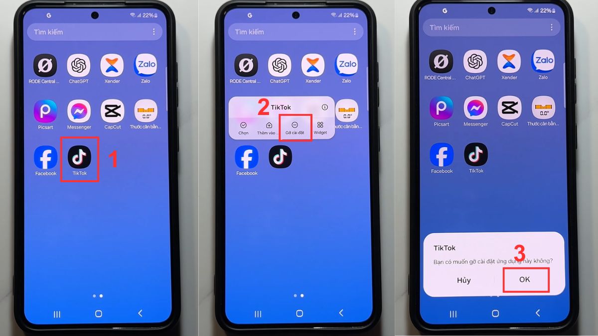 Xóa app và tệp tin không dùng khi điện thoại Samsung bị đơ hay treo màn hình