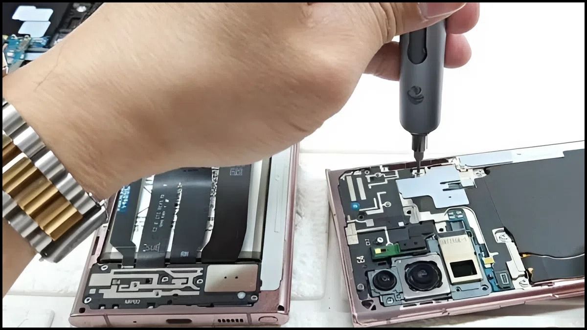 Sửa lỗi sọc màn hình điện thoại Samsung bằng cách sửa chữa tại trung tâm uy tín