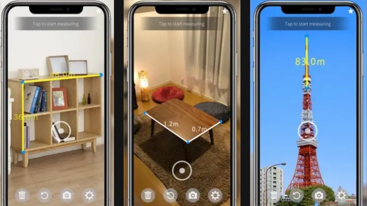 Ứng dụng đo chiều dài trên iPhone - Measure - AR