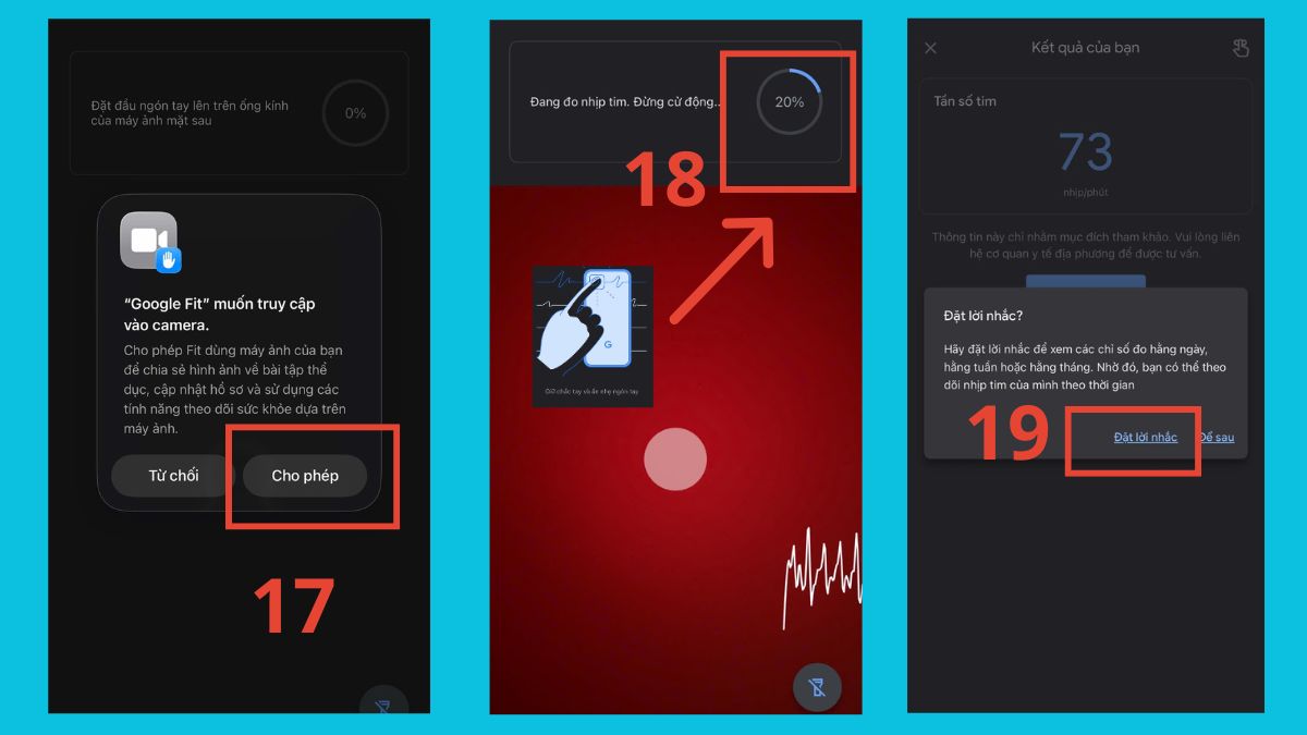 Đo nhịp tim bằng Google Fit trên iPhone - bước 6