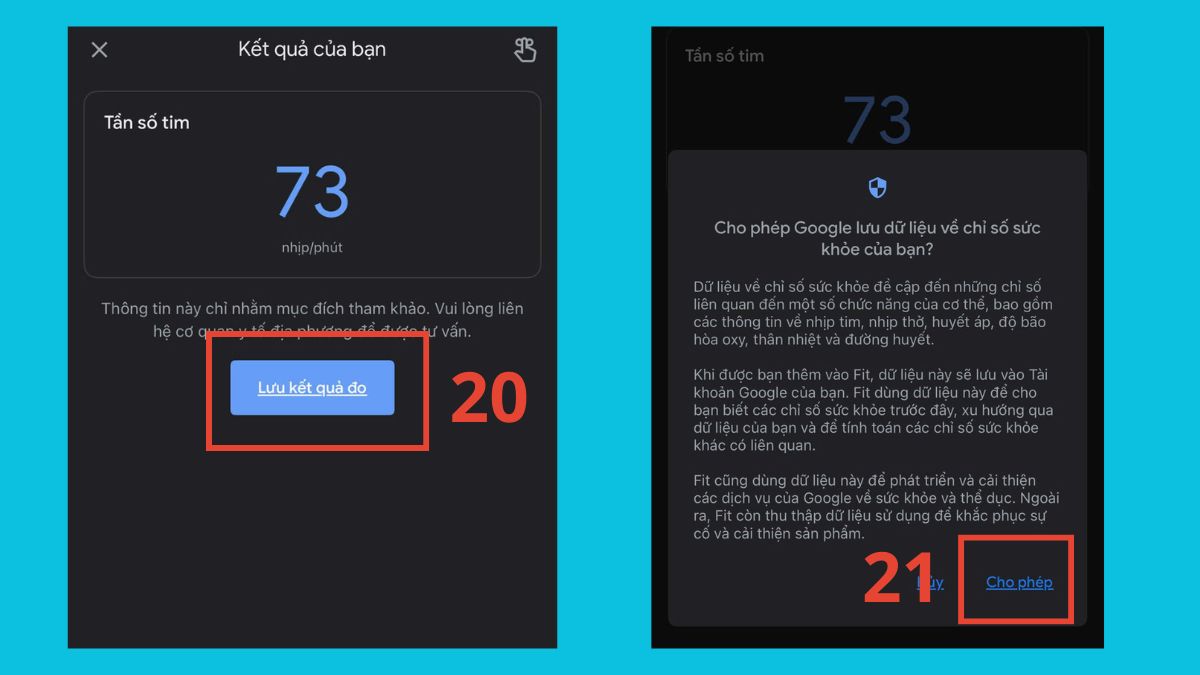 Đo nhịp tim bằng Google Fit trên iPhone - bước 7