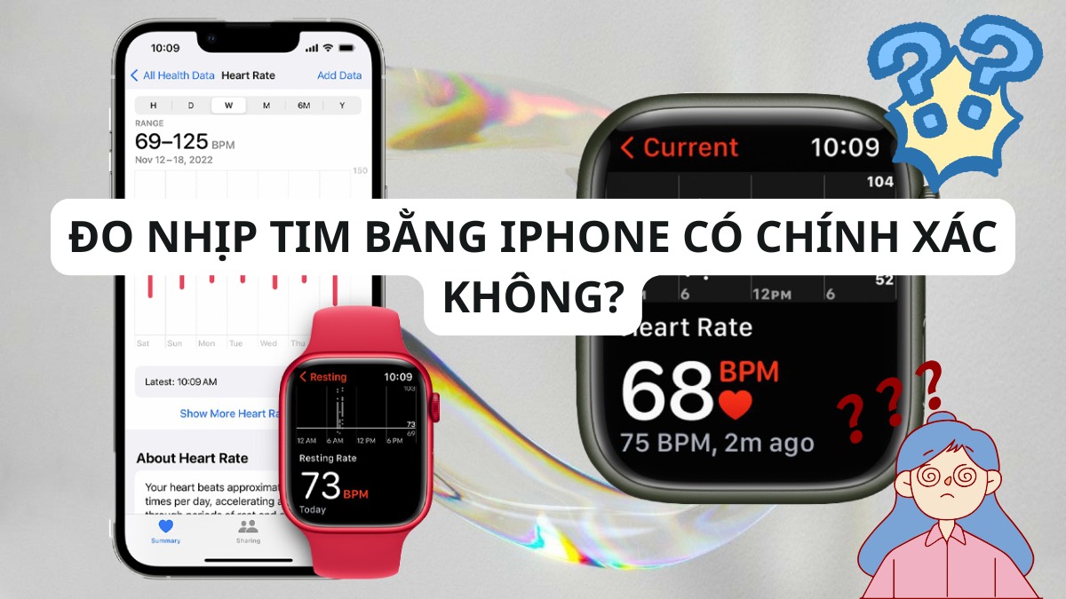 Đo nhịp tim bằng iPhone chỉ mạng tính tham khảo