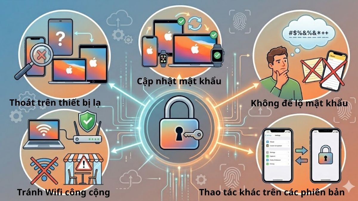 Lưu ý khi đổi mật khẩu ID Apple