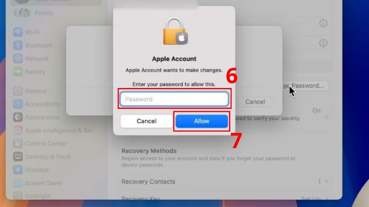 Cách đổi mật khẩu ID Apple trên Macbook - bước 4