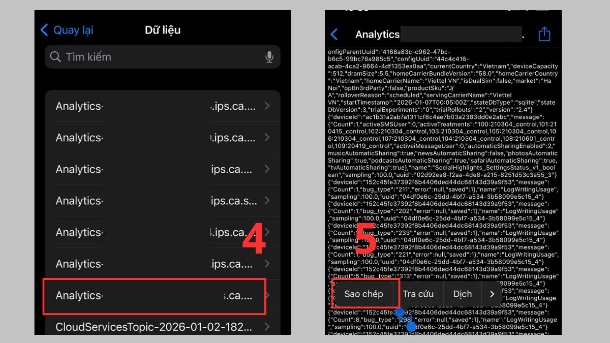 Kiểm tra dung lượng pin iPhone XS Max bằng cách kiểm tra số lần sạc- bước 2