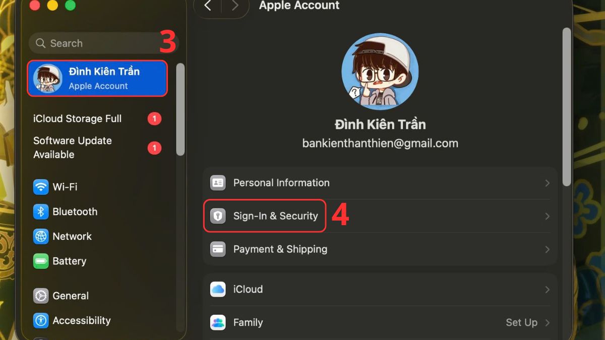 Cách đặt lại mật khẩu ID Apple trên Macbook - bước 2