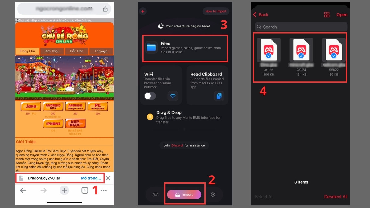 Cách tải và chơi game Java .jar trên iOS - bước 1