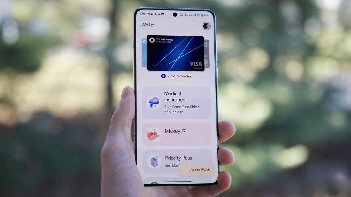 Tính năng sắp xếp thẻ ghi nợ và thẻ tín dụng của Google Wallet