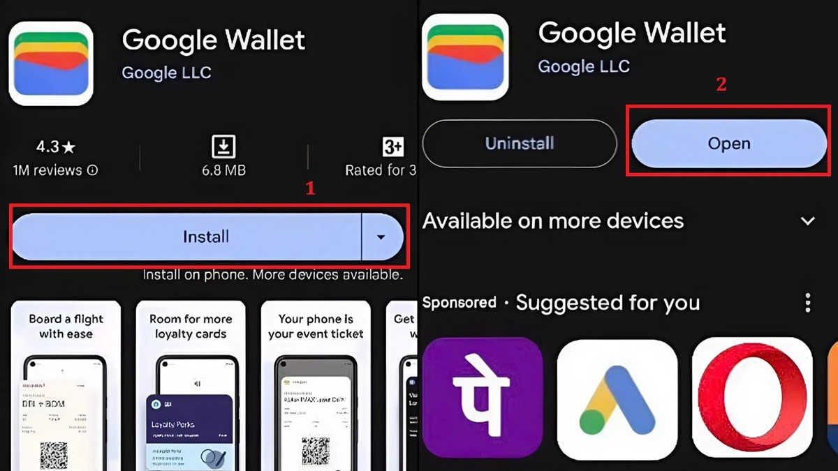 Cách sử dụng Google Wallet đơn giản - bước 1