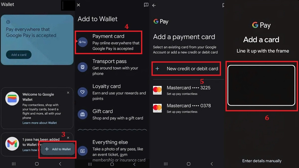 Cách sử dụng Google Wallet đơn giản - bước 2