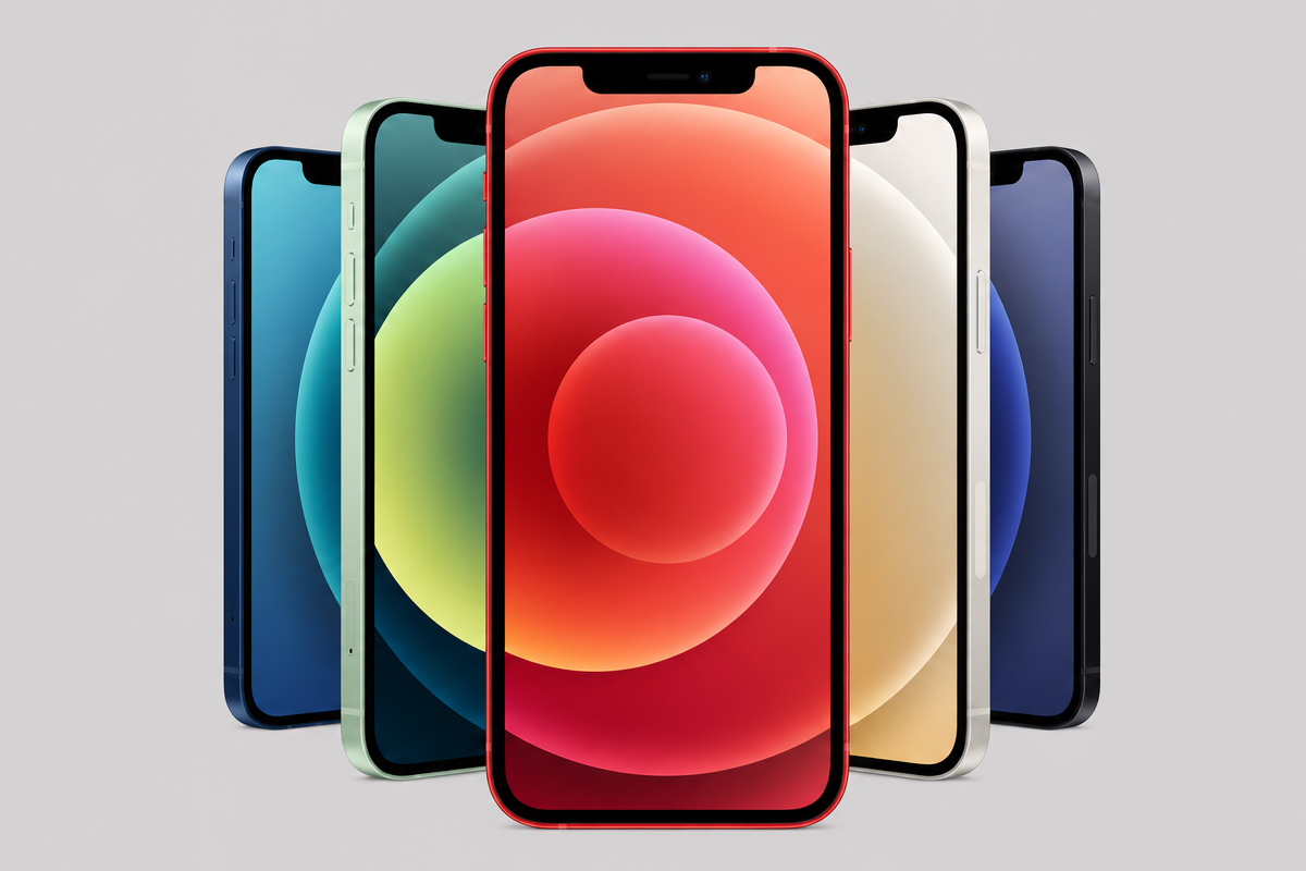 Hình ảnh iPhone 12 qua các màu sắc chính hãng