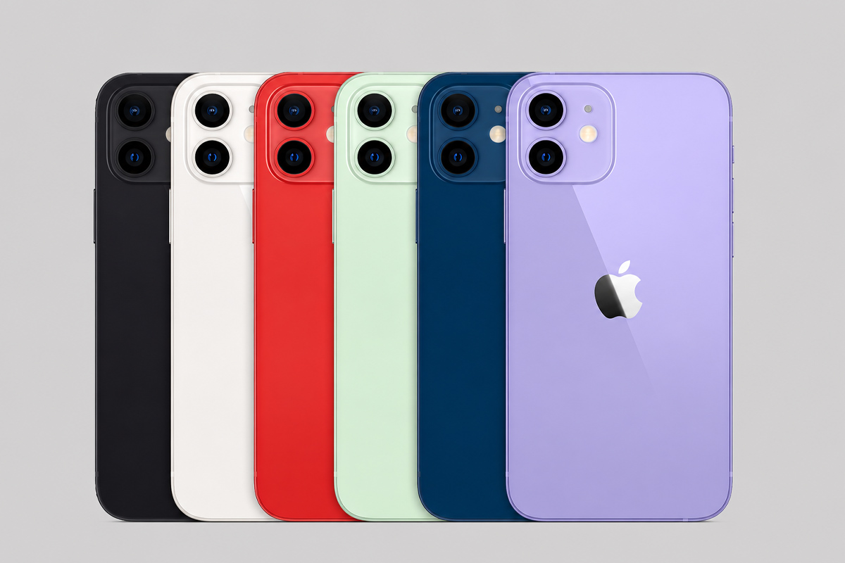 Hình ảnh iPhone 12 tối giản hiện đại
