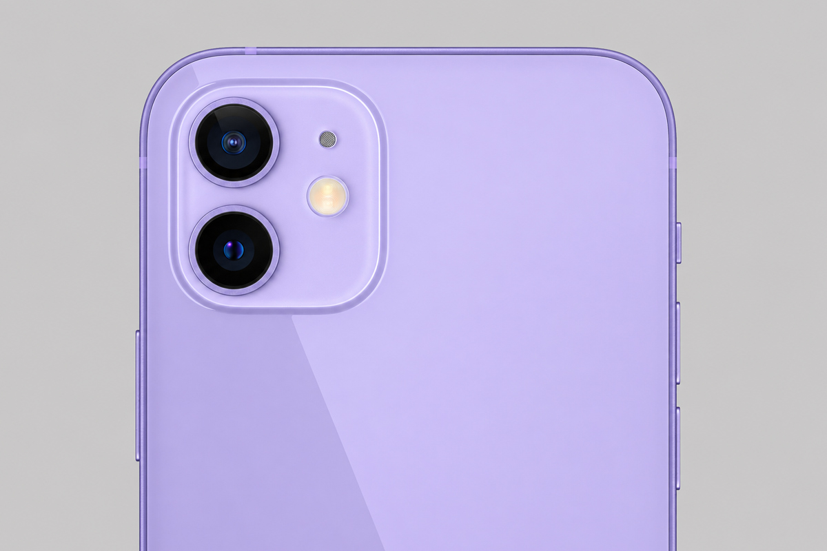 Hình ảnh iPhone 12 màu tím cực sang trọng