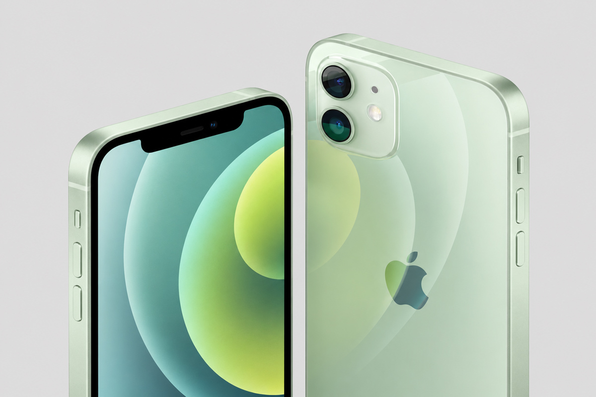 Hình ảnh iPhone 12 màu xanh mint