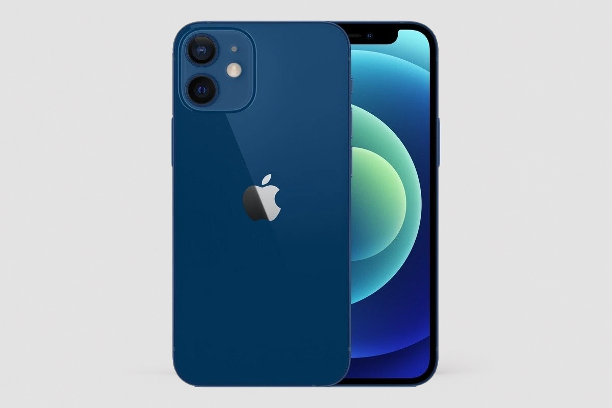 Hình ảnh iPhone 12 mini màu xanh đậm