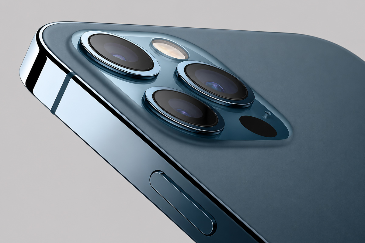 Hình ảnh iPhone 12 Pro Max với màu xanh nhã nhặn đẹp