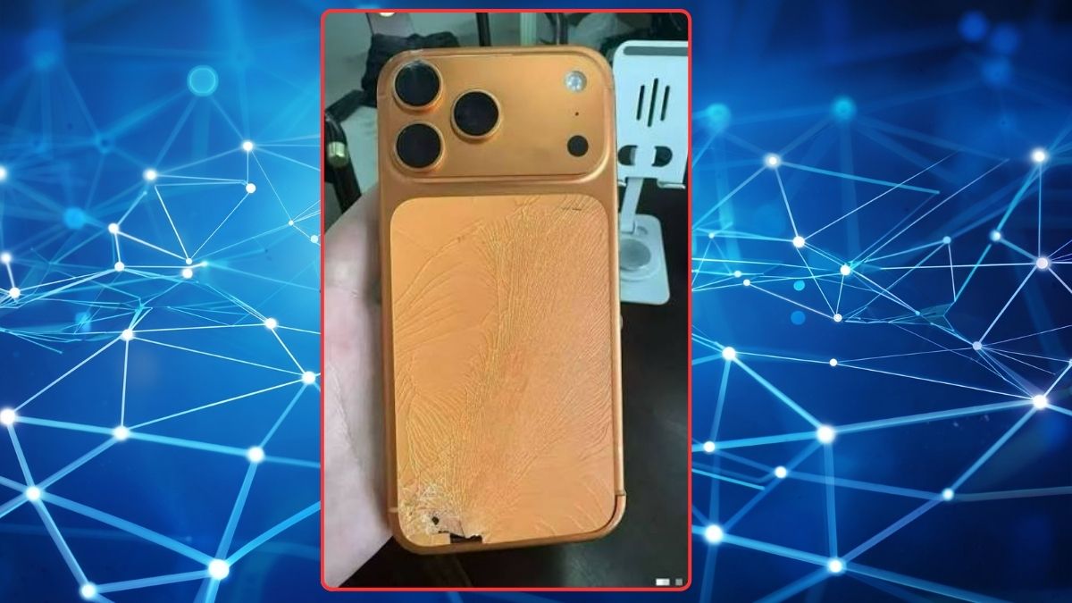 Ảnh iPhone 17 vỡ mặt lưng
