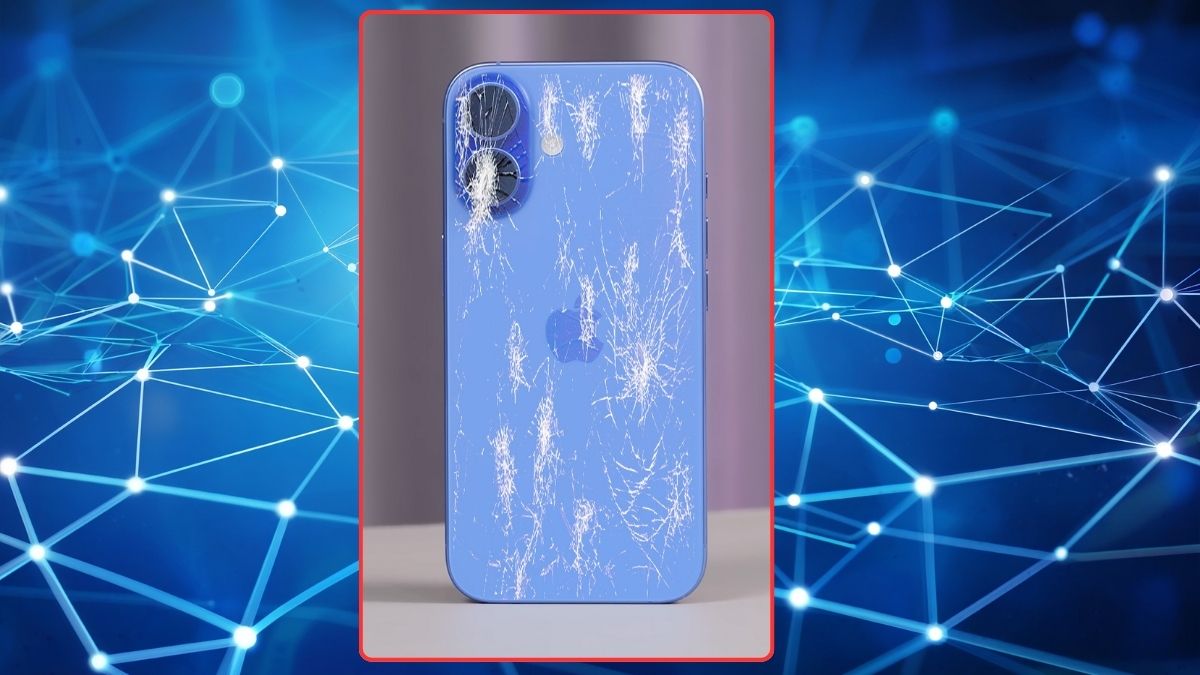 Ảnh iPhone 17 vỡ mặt lưng vỡ camera