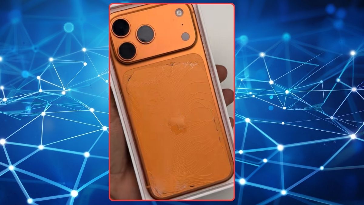 Ảnh iPhone 17 vỡ mặt lưng sau