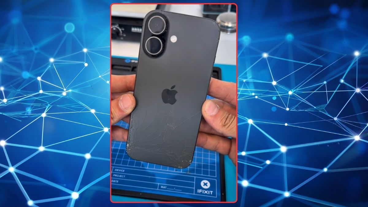 Ảnh iPhone 17 vỡ mặt lưng máy