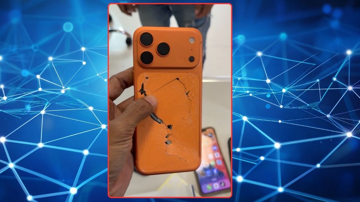 Ảnh iPhone 17 vỡ mặt lưng nặng