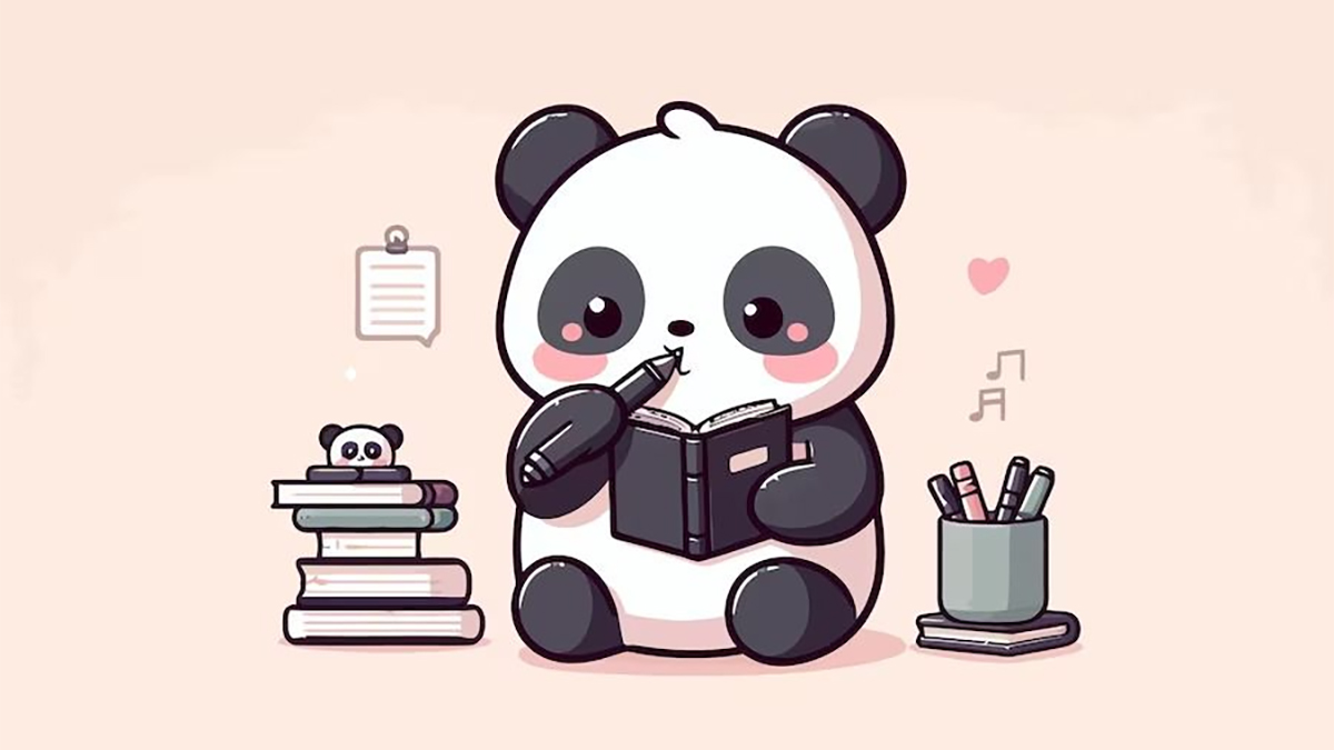 Hình nền gấu trúc dễ thương