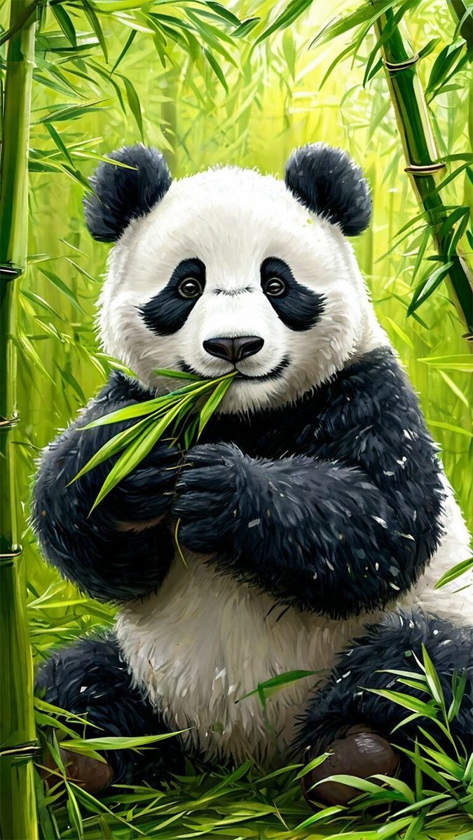 Hình nền gấu trúc bé bỏng