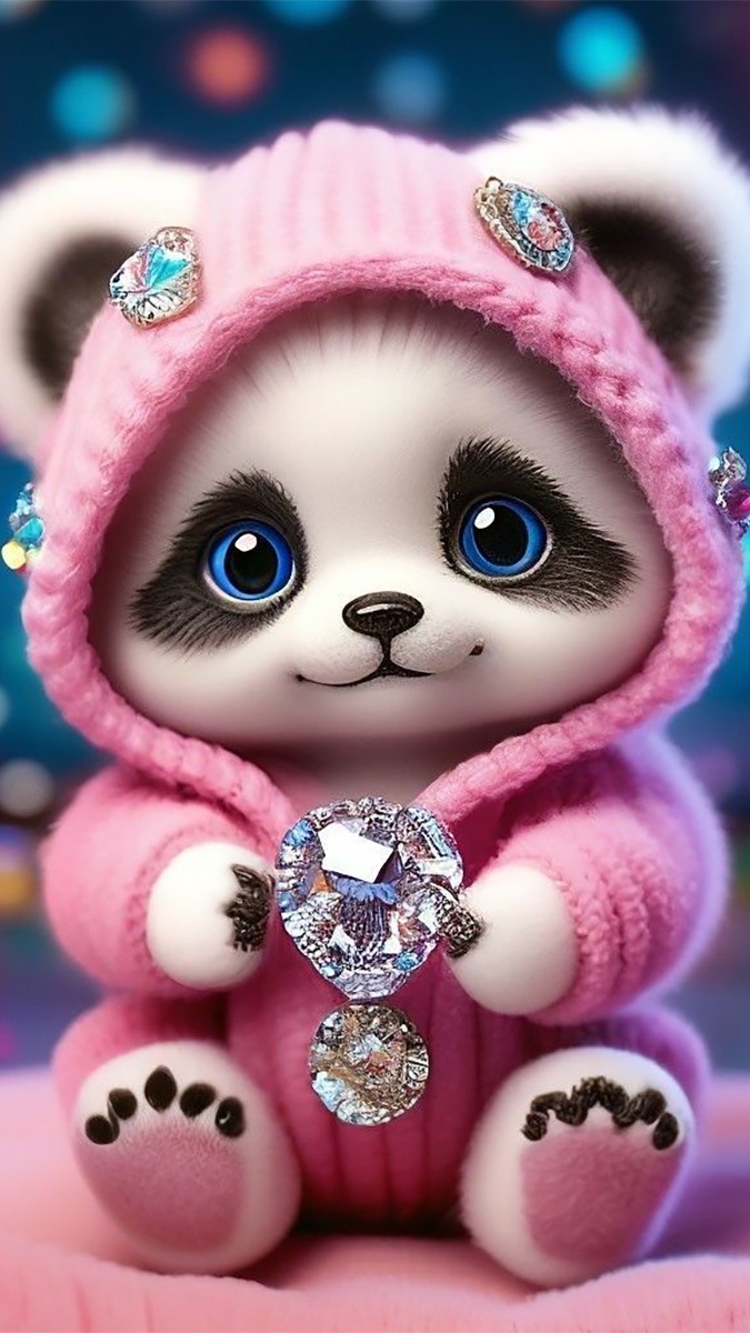 Hình nền gấu trúc nhẹ nhàng