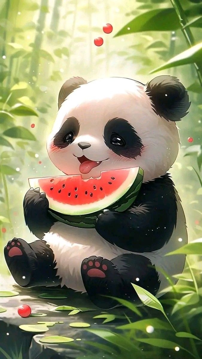 Hình nền gấu trúc cực cute