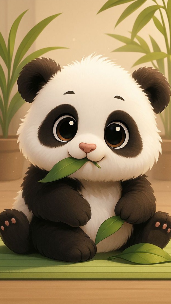 Hình nền gấu trúc cute
