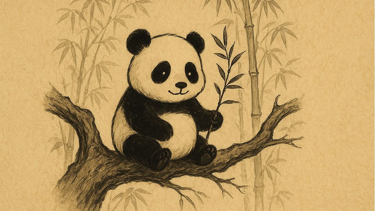 Hình nền gấu trúc siêu tròn