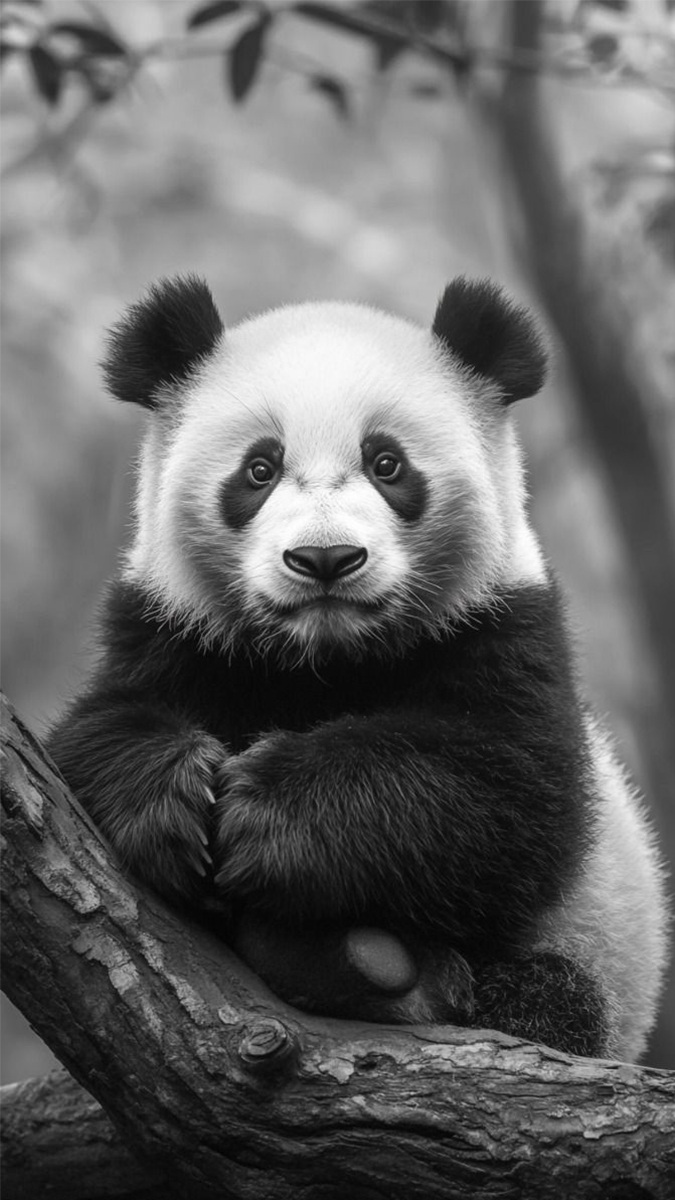 Hình nền gấu trúc cực thân thiện