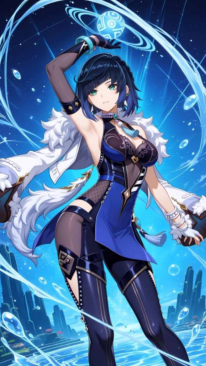 Hình nền Genshin Impact đầy màu sắc