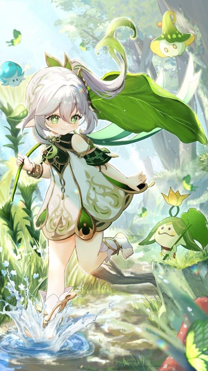 Hình nền Genshin Impact rực cháy