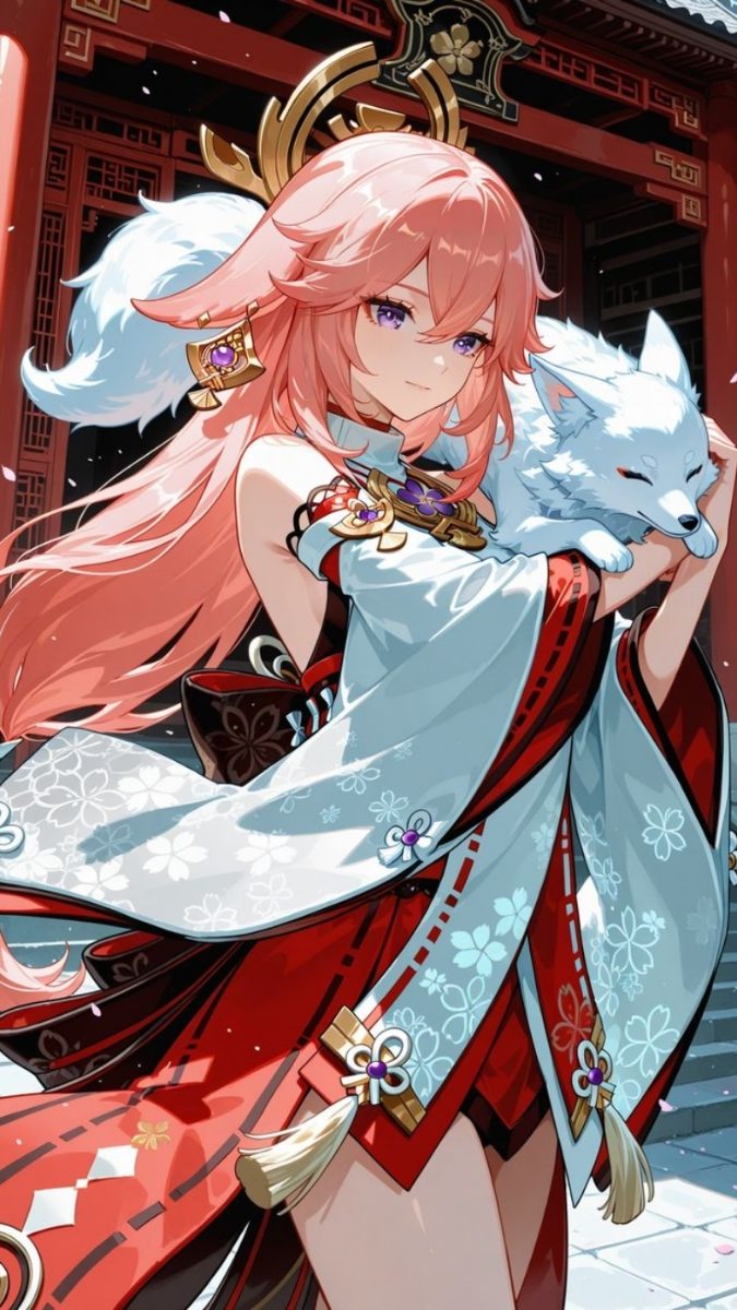 Hình nền Genshin Impact trong trẻo