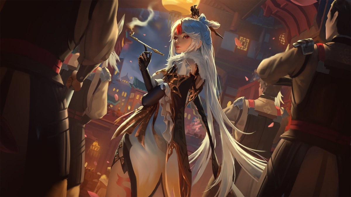 Hình nền Genshin Impact say đắm