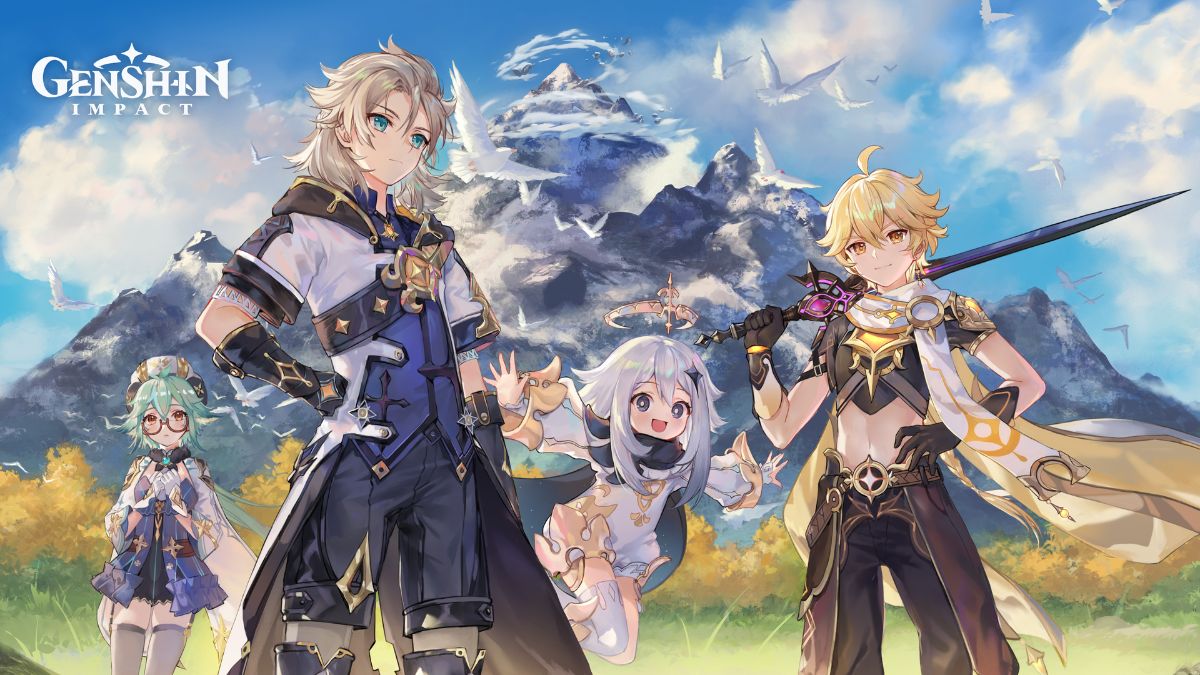 Hình nền Genshin Impact đậm thần thoại