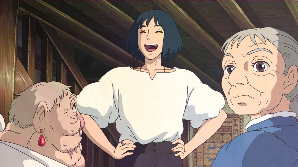 Hình nền Ghibli hạnh phúc