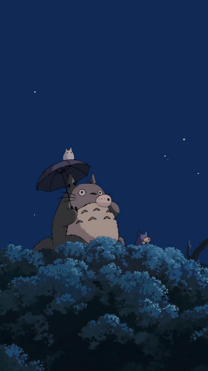Hình nền Ghibli xanh mát