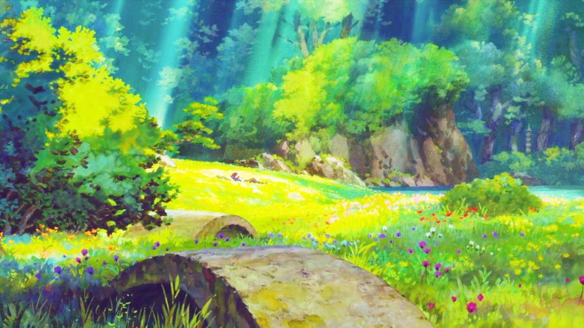 Hình nền Ghibli êm dịu