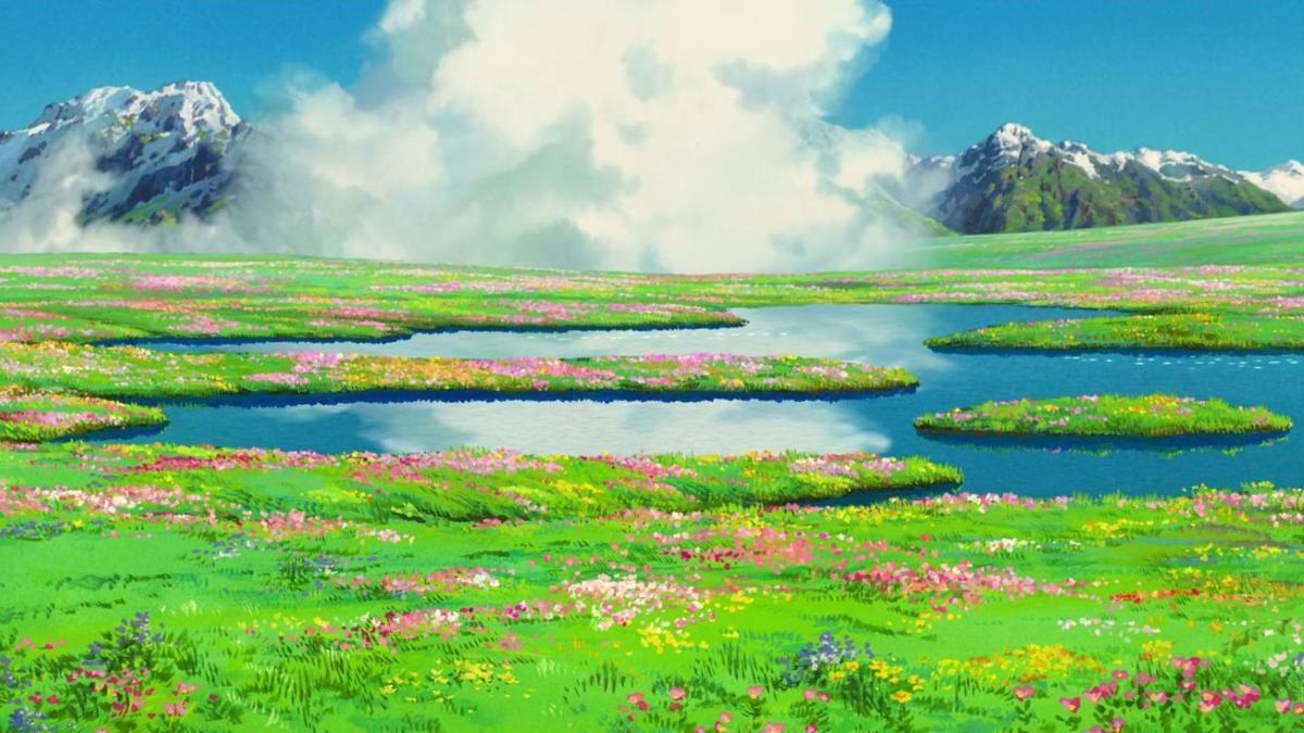 Hình nền Ghibli cực bắt mắt