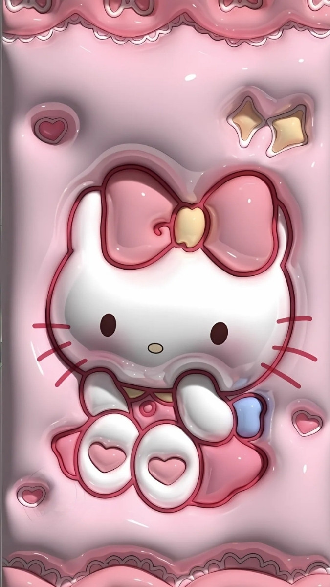 Hình nền Hello Kitty cho iPhone dễ thương