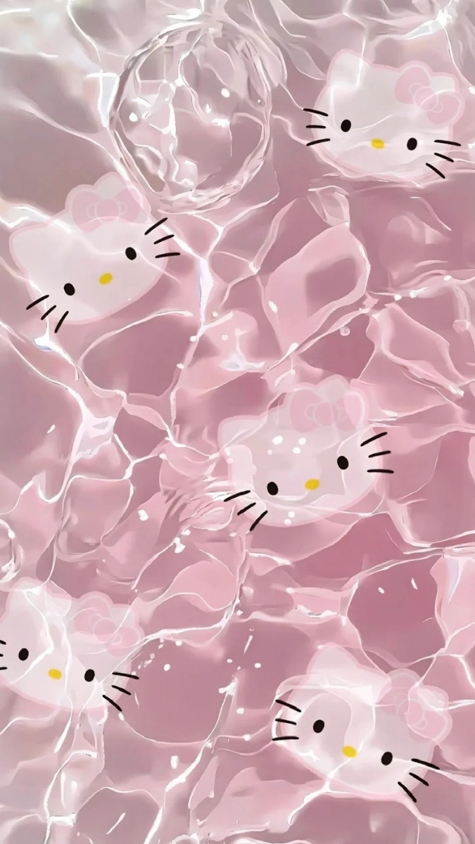 Hình nền Hello Kitty cho iPhone dễ thương mắt