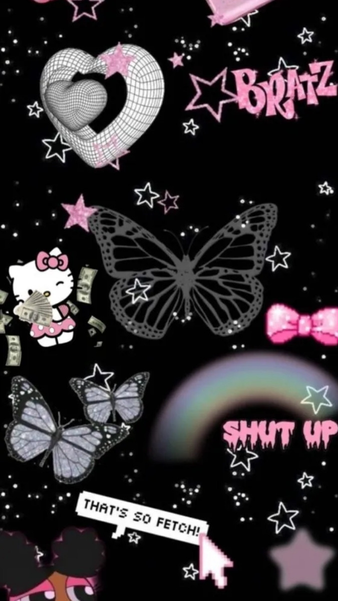 Hình nền Hello Kitty cho iPhone đầy màu sắc