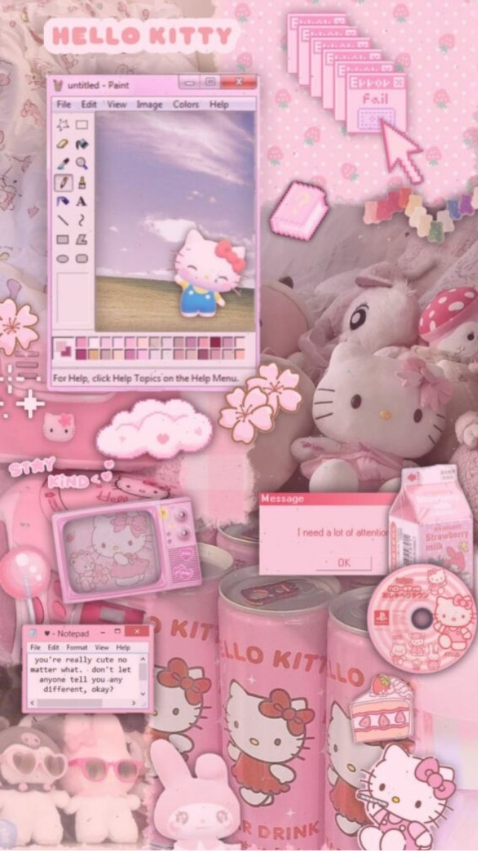 Hình nền Hello Kitty cho iPhone tươi mát